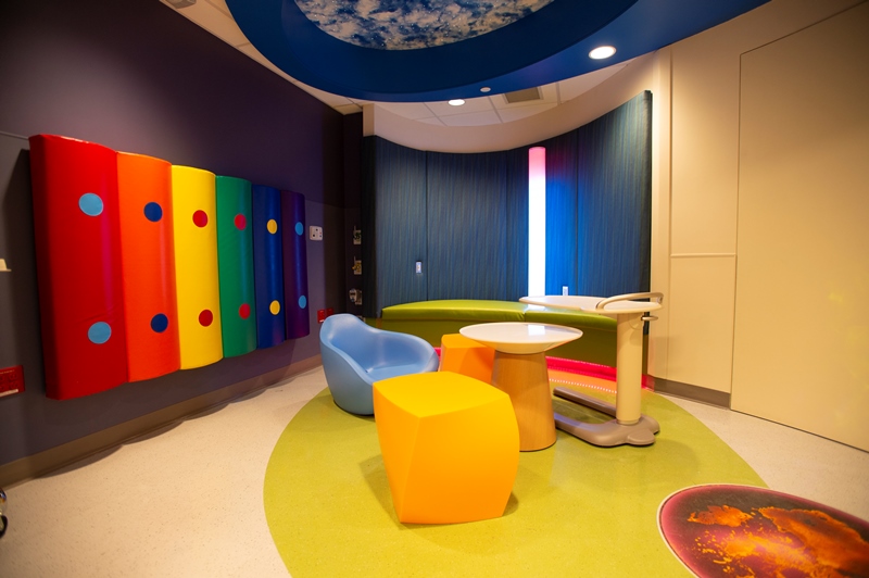Sensory Room in the Emergency Department at RWJUH New Brunswick